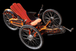 Liegerad aus Carbon - orange-trike